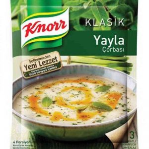 سوپ آماده یایلا کنور Knorr ترکیه وزن 72 گرم