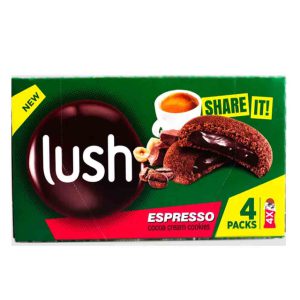 کوکی کرم کاکائو لوش Lush Espresso Cocoa Cream اسپرسو 136گرم 4 عدد